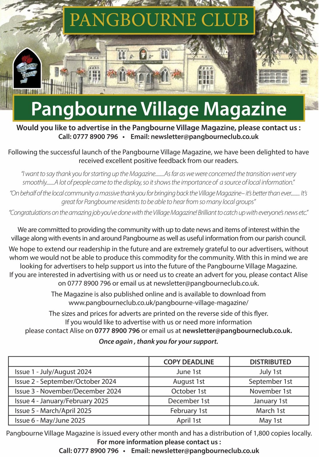 Pagbourne Village Magazine